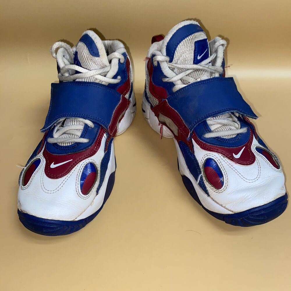 Nike Boys White Rush Blue Red Speed Turf GS Sneakers Youth Size 6